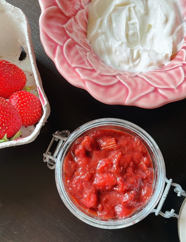 Rose, Rhubarb and Strawberry Delight